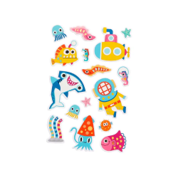 Pegatinas imaginovo luminosas submarino con relieve 190x105 mm en blister