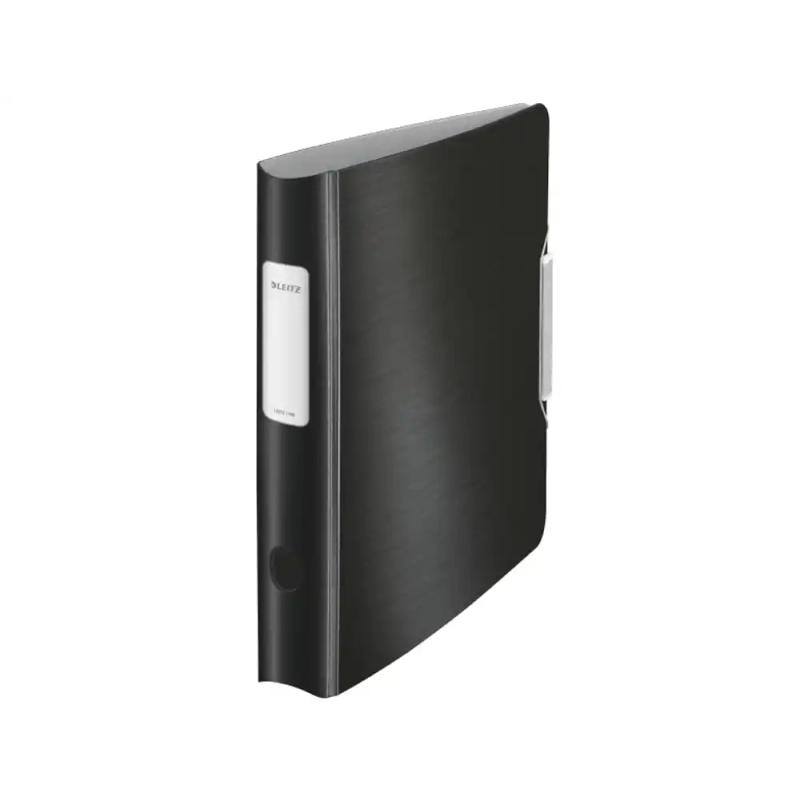 Archivador de palanca leitz active 180 din a4 polyfoam lomo 65 mm color negro satinado