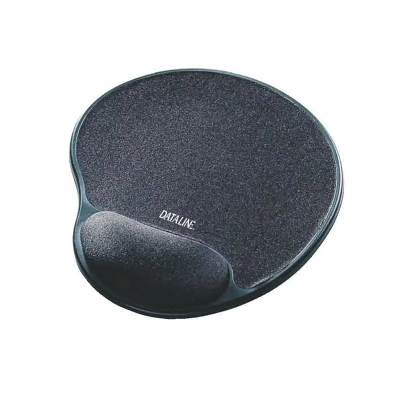 Alfombrilla de raton esselte con reposamuñecas gel color negro 215x22x300 mm