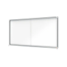 Vitrina de anuncios nobo premium plus magnetica con puerta corredera 27 x din a4 997x2072x54 mm