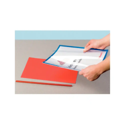 Lomera para encuadernar leitz din a4 plastico 3 mm capacidad 30 hojas pack de 50 unidades