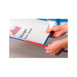 Lomera para encuadernar leitz din a4 plastico 3 mm capacidad 30 hojas pack de 50 unidades