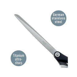 Tijera leitz premium titanium 260 mm color negro