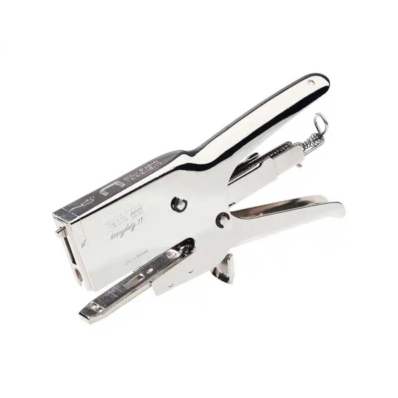 Grapadora rapid de tenaza hd31 cromada capacidad 70 hojas usa grapas 73/6-8-10-12