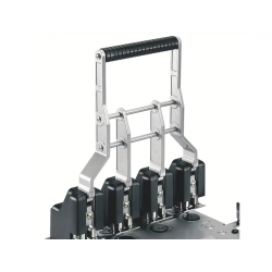 Taladrador rexel hd 4150 gran capacidad 4 taladros color plata/negro capacidad 150 hojas