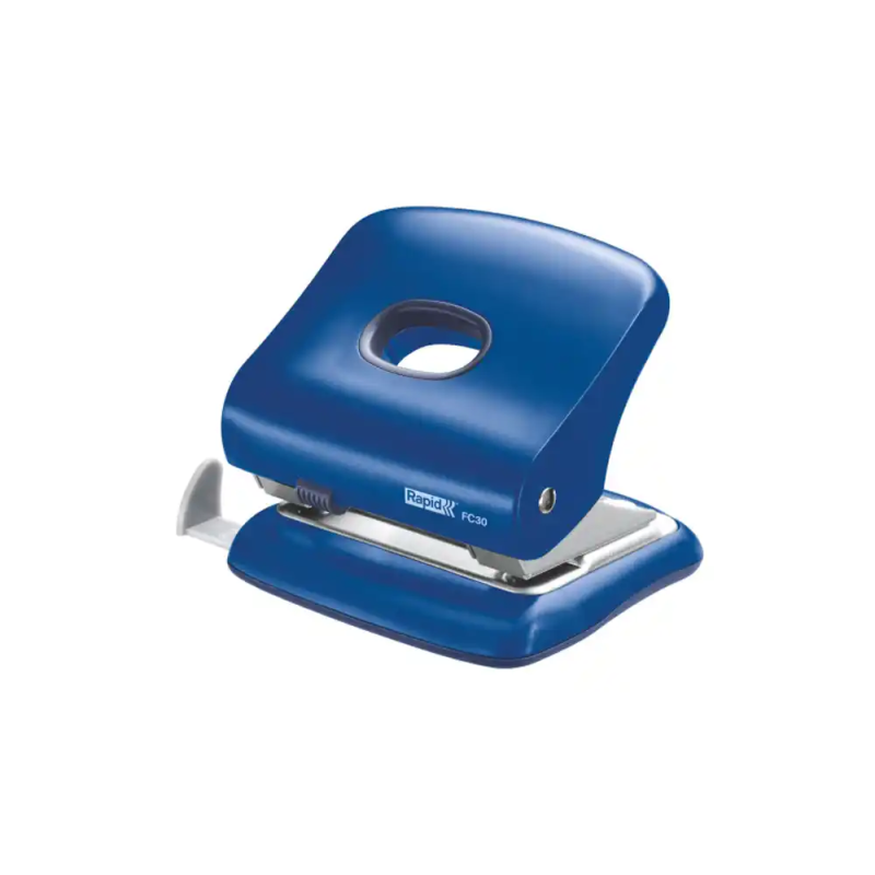 Taladrador rapid fc30 color azul capacidad 30 hojas