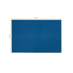 Tablero de anuncios nobo essence de fieltro azul 1800x1200 mm