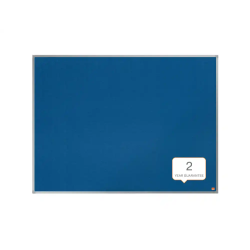 Tablero de anuncios nobo essence de fieltro azul 1200x900 mm