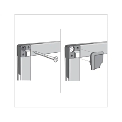 Tablero de anuncios nobo essence corcho 1500x1200 mm