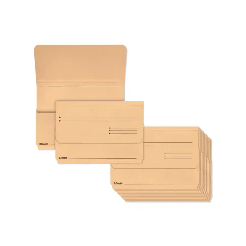 Subcarpeta cartulina esselte pocket folio color beig 275 gr