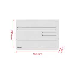 Subcarpeta cartulina esselte pocket folio color amarillo 275 gr