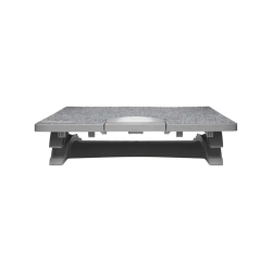 Reposapies kensington smartfitásolemate pro elite ergonomic color gris 530x120x340 mm