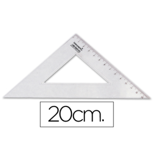 Escuadra liderpapel 20 cm...