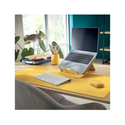 Raton leitz cosy inalambrico dual 4000 dpi usb-a nano 2,4 ghz color amarillo