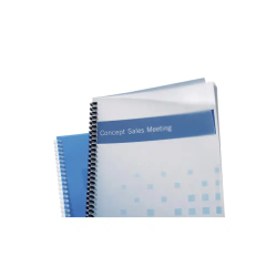 Tapa encuadernacion gbc polipropileno polycover opaca 500 micras din a4 color azul pack de 100 unidades