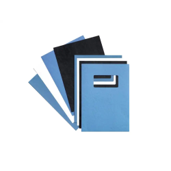 Tapa encuadernacion gbc carton antelope gbc s mil piel din a4 250 gr color azul claro pack de 100 unidades