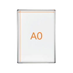 Vitrina de anuncios nobo con marco de aluminio a presion premium plus para exterior din a0 976x40x1390 mm