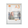 Porta poster nobo acrilico transparente mural din a3 341x24x464 mm