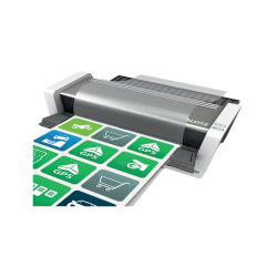 Plastificadora leitz ilam touch 2 turbo din a3 4 rodillos hasta 250 mc color blanco/plata