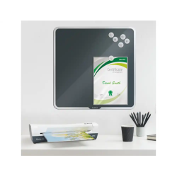 Plastificadora leitz ilam home din a4 2 rodillos hasta 125 mc color blanco/gris