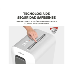 Destructora de documentos fellowes lx65 capacidad 10h seguridad p4 destruye grapas clips y tarjetas