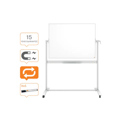 Pizarra blanca nobo classic nano clean movil 1200x900 mm