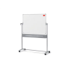 Pizarra blanca nobo basic melamina movil 1200x900 mm