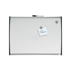 Pizarra blanca nobo magnetica marco arqueado 585x430 mm