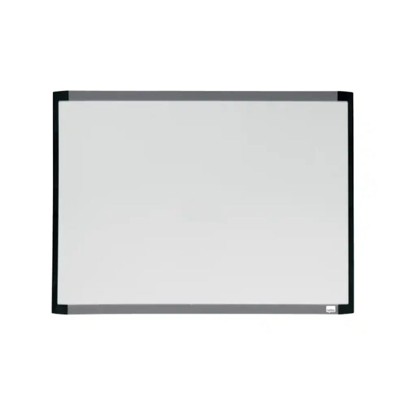 Pizarra blanca nobo magnetica marco dos tonos color 585x430 mm
