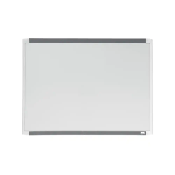 Pizarra blanca nobo magnetica marco dos tonos color 585x430 mm