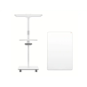 Pizarra de conferencia nobo move&meet blanca magnetica doble cara con ruedas 680x1040 mm
