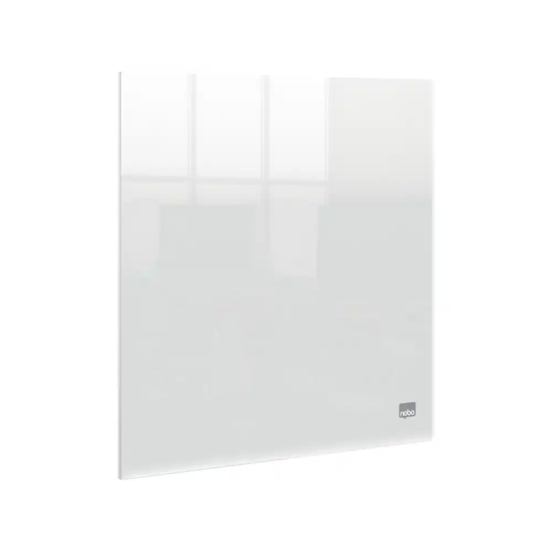 Pizarra blanca nobo acrilica sobremesa o mural transparente con rotulador 300x300 mm
