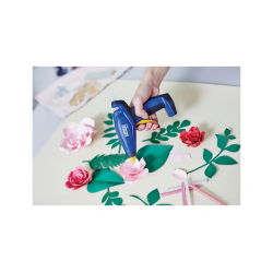 Pistola de silicona caliente rapid bgx7 con bateria para barra de 7 mm