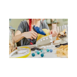 Pistola de silicona caliente rapid bgx7 con bateria para barra de 7 mm