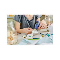 Pistola de silicona caliente rapid eg point para barra de 7 mm