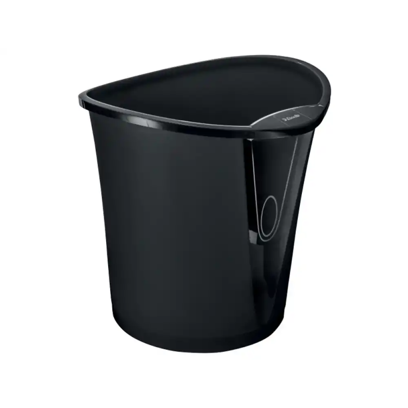 Papelera plastico esselte basko 15 litros color negro