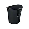 Papelera plastico esselte basko 15 litros color negro