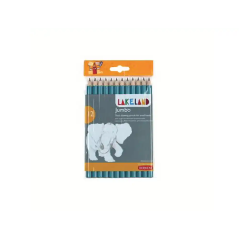 Lapices de grafito derwent lakeland hb tamaño jumbo pack de 12 unidades