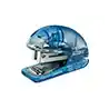 Grapadora mini rapid baby-ray plastico capacidad 10 hojas usa grapas 24/6 y 26/6 color azul translucido