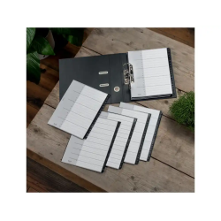 Separador numerico leitz recycle plastico 1-20 juego de 20 separadores din a4+ color negro