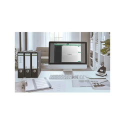 Separador numerico leitz wow plastico imprimible 1-12 juego de 12 separadores din a4 multitaladro blanco/negro