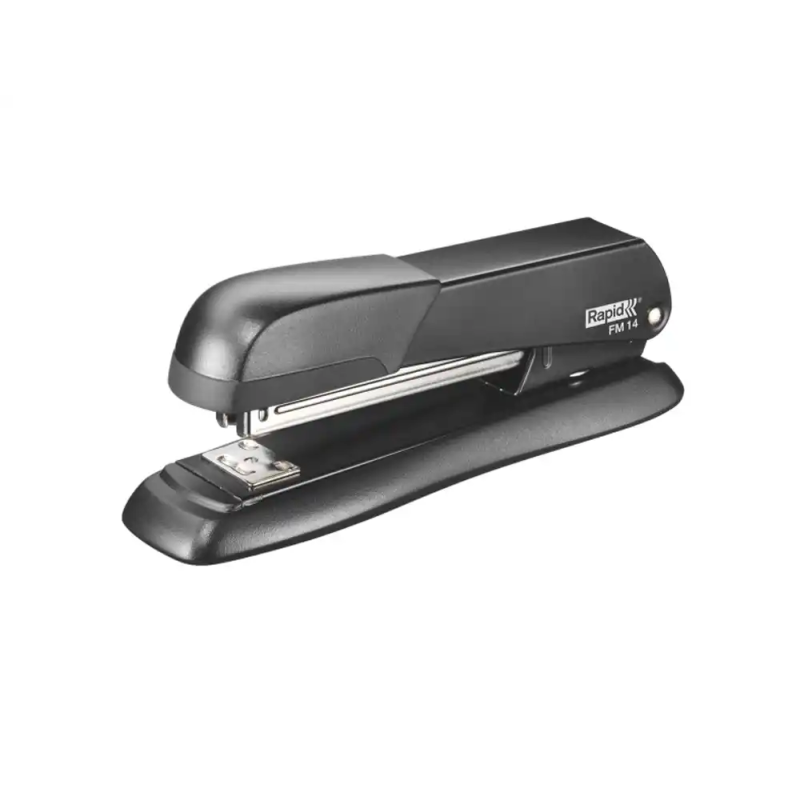 Grapadora rapid fm14 fullstrip metalica capacidad 25 hojas usa grapas 24/6 y 26/6 color negro