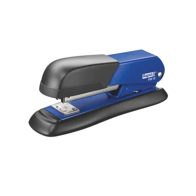 Grapadora rapid fm12 metalica capacidad 25 hojas usa grapas 24/6 y 26/6 color azul