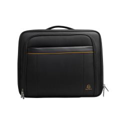 Maletin para portatil exacompta valisette exactive 15.6/' slim con asa extraible color negro 440x370x200 mm