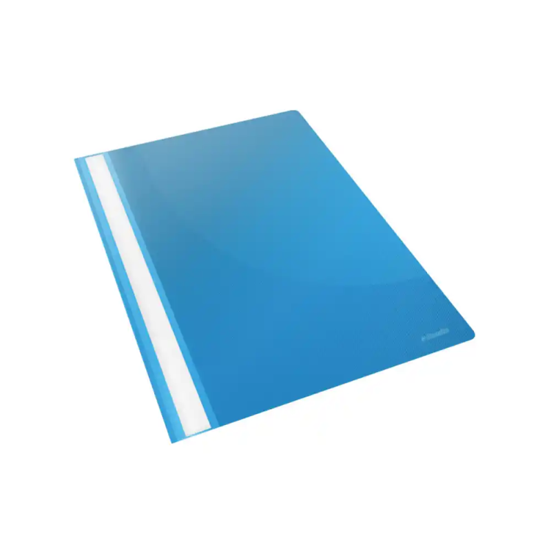Carpeta dossier fastener esselte din a4 polipropileno mecanismo plastico color azul vivida caja de 25 unidades