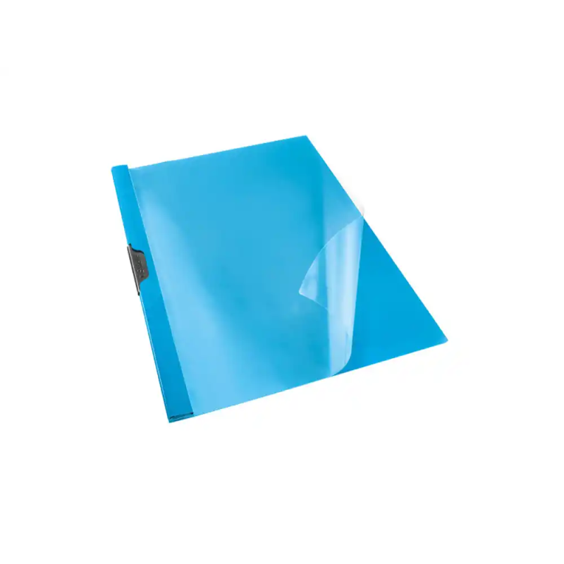 Carpeta esselte clipfiles pinza lateral pvc din a4 clip metal lomo 6 mm color azul