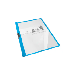 Carpeta esselte clipfiles pinza lateral pvc din a4 clip metal lomo 6 mm color azul