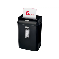 Destructora de documentos rexel promax qs rex623 p4 capacidad de corte 6 hojas destruye grapas clips y