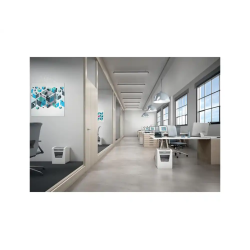 Destructora de documentos leitz iq office p5 capacidad de corte 10 hojas destruye grapas y clips 23 litros