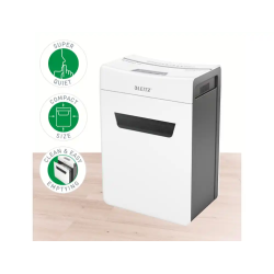 Destructora de documentos leitz iq protect premium 10x p4 capacidad de corte 10 hojas destruye grapas y clips